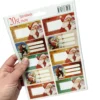 Juletiketter, tomtar 20 st