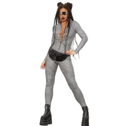 Jumpsuit, Fever Miss Whiplash Disco Holographic