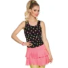 Kjol, 80-tal neon rosa one size