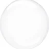 Klotballong, transparent klar 40 cm