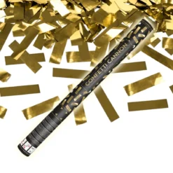 Konfettibomb, guld metallic 60 cm