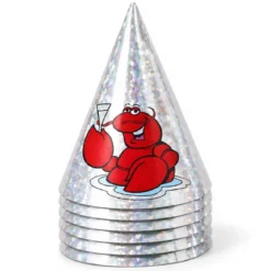 Kräfthattar, silver 6 st