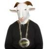 Latexmask, G.O.A.T inkl tillbehör