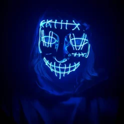 LED-mask, killer smile blue
