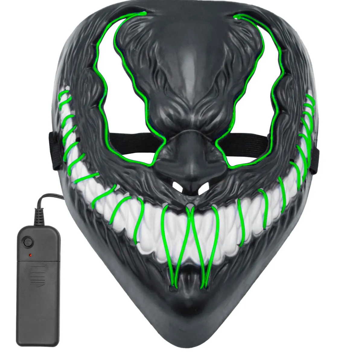 LED-mask, monster grön