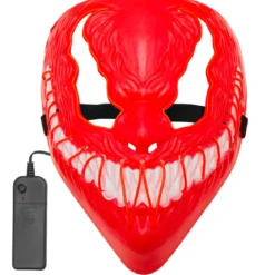 LED-mask, monster röd