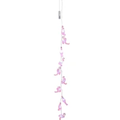 Ljusslinga LED, flamingo 140 cm