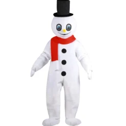 Maskotdräkt, snögubbe deluxe