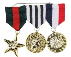 Medalj, militär 3 st