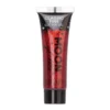 Moon Ansikts- & kroppsglitter i tub, röd 12 ml