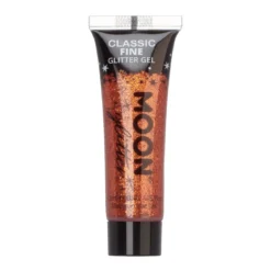 Moon Ansikts- & kroppsglitter i tub, brons 12 ml