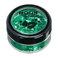 Moon Glitter Bio Chunky Glitter, green 3 g