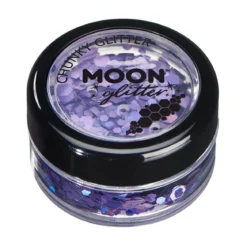 Moon Glitter Holographic Chunky Glitter, purple 3 g