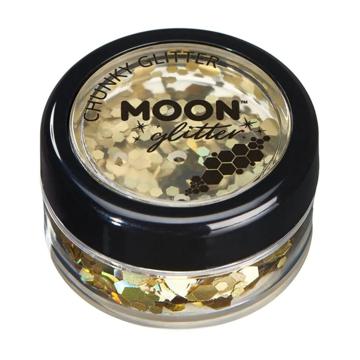 Moon Glitter Holographic Chunky Glitter, gold 3 g