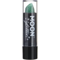 Moon Glitter Holographic Glitter Lipstick, green 5 g