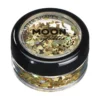 Moon Glitter Holographic Glitter Shapes, gold 3 g