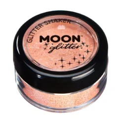 Moon Glitter i burk shaker, pastell orange 3 g