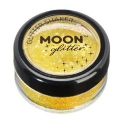 Moon Glitter Iridescent Glitter Shakers, yellow 5 g