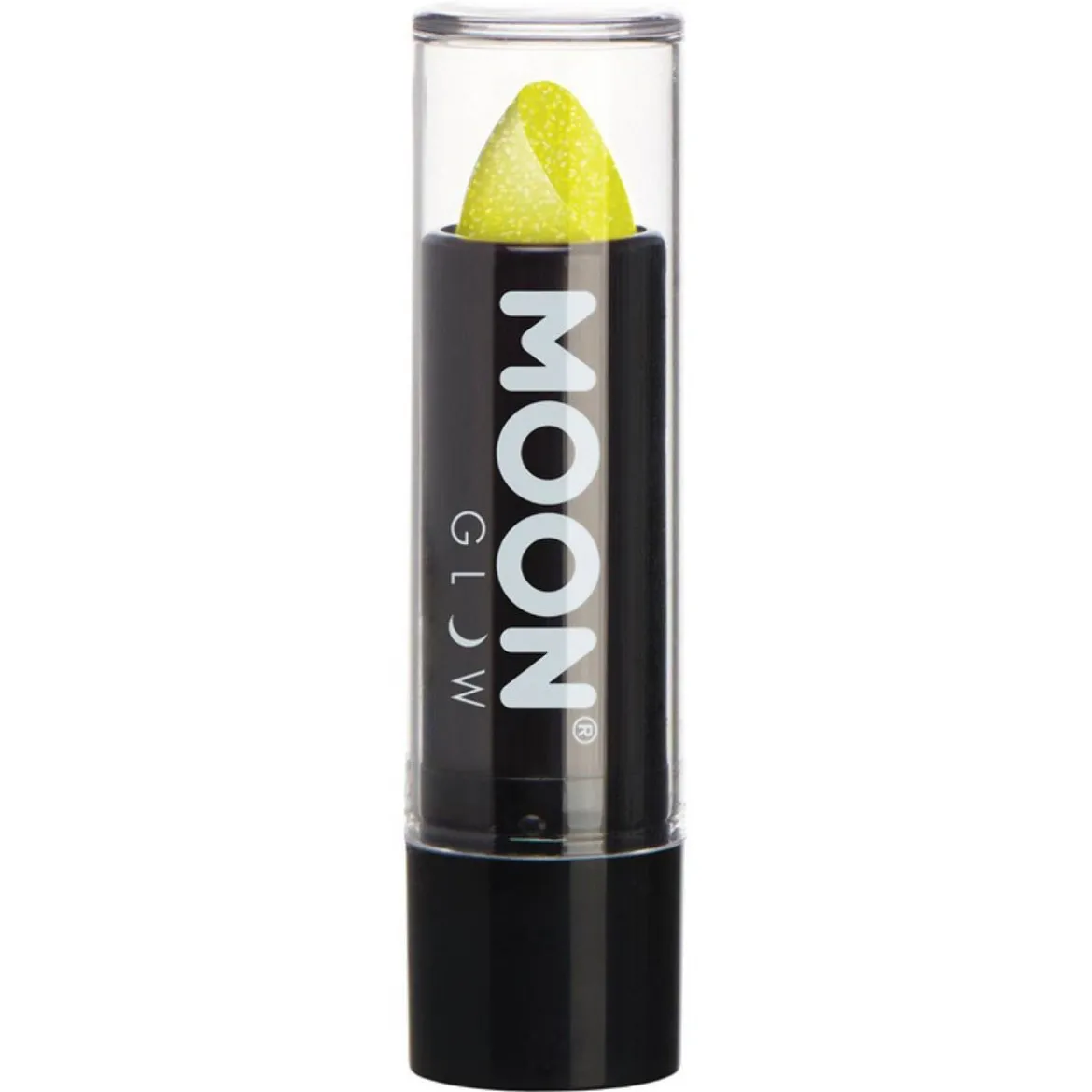 Moon Glow - Neon UV Glitter Lipstick, yellow 5 g