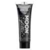 Moon Hårgelé holografiskt glitter, svart 20 ml