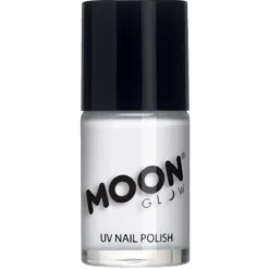 Moon Nagellack neon UV, vit 14 ml