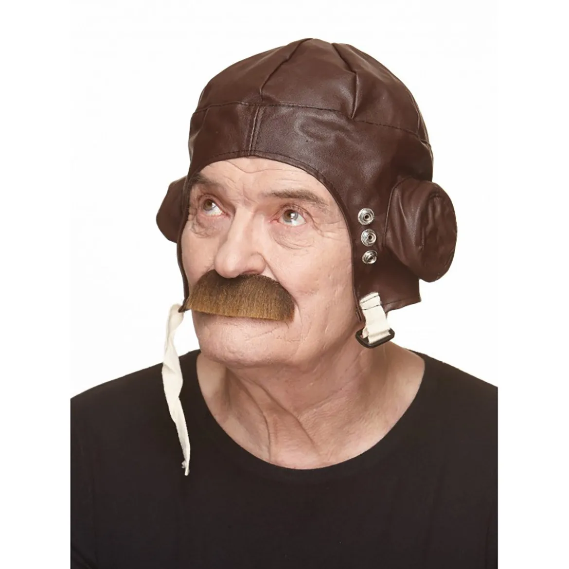 Mustasch, barkeep brun