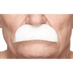 Mustasch, barkeep vit