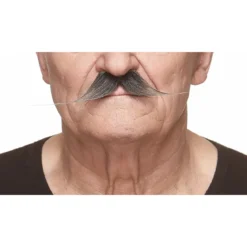 Mustasch, baron svart/vit