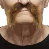 Mustasch, biker brun