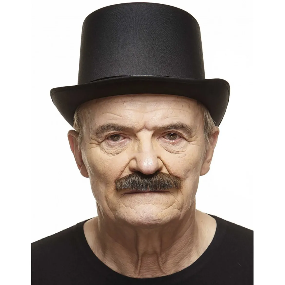 Mustasch, butler brun/grå