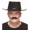 Mustasch, butler svart