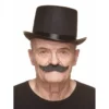 Mustasch, captain grå/vit