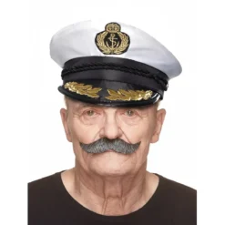 Mustasch, captain svart/vit