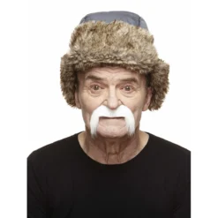 Mustasch, cowboy vit