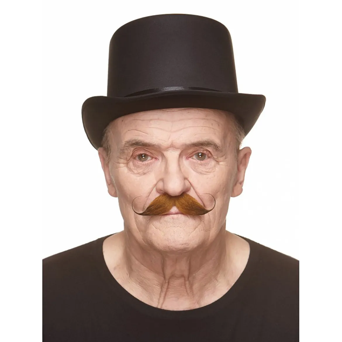 Mustasch, detective röd