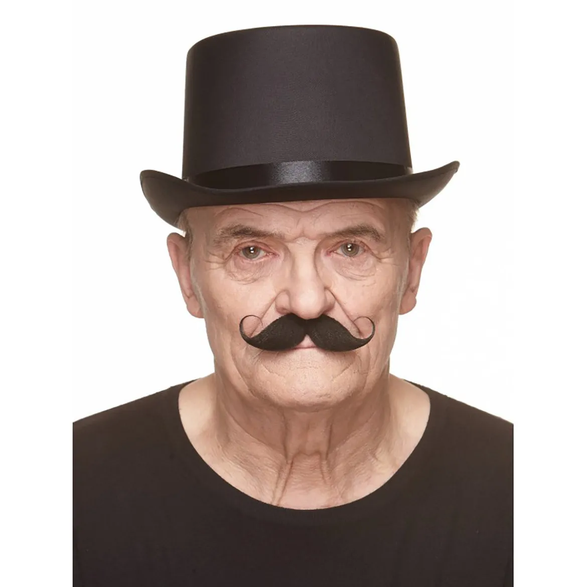 Mustasch, detective svart