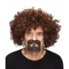 Mustasch, handyman brun