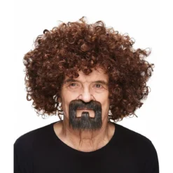 Mustasch, handyman brun