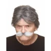 Mustasch, klondike grå/vit
