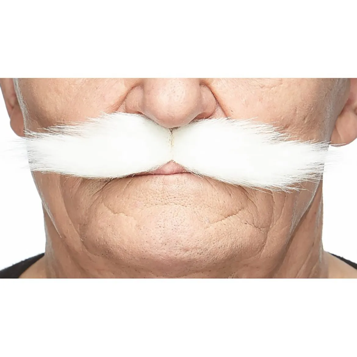 Mustasch, klondike vit