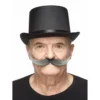 Mustasch, maestro svart/vit