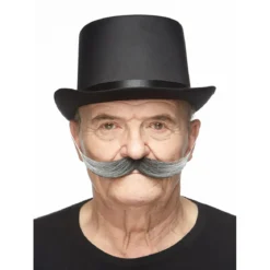 Mustasch, maestro svart/vit