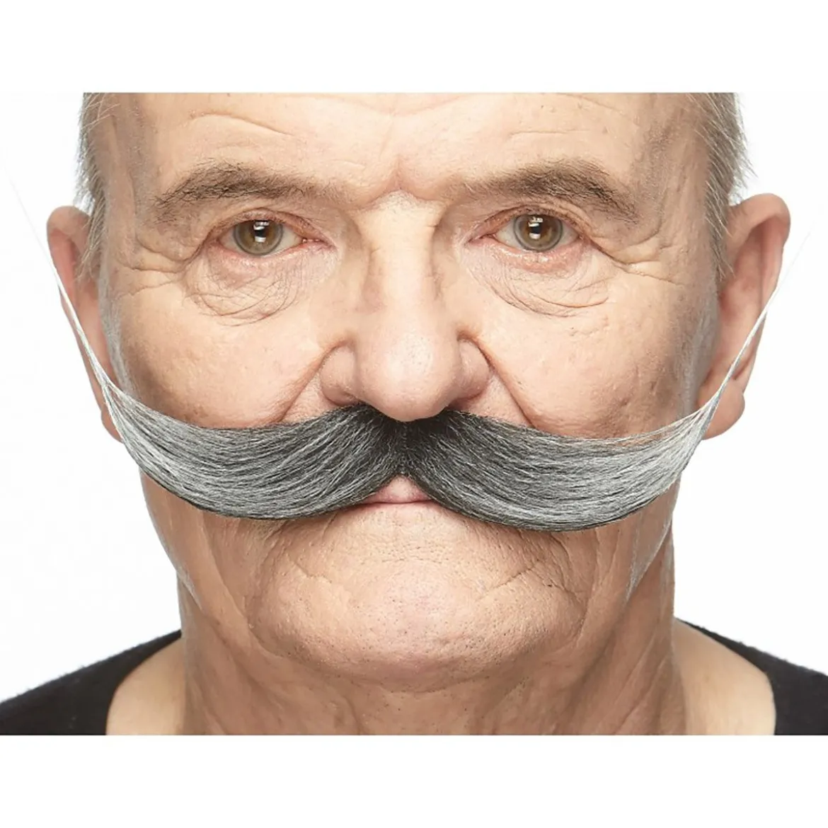 Mustasch, maestro svart/vit