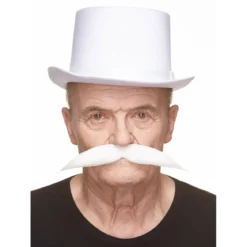 Mustasch, marshall vit