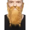 Mustasch med skägg, viking brun