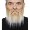 Mustasch med skägg, western blond