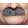 Mustasch, professor svart/vit