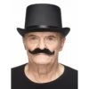 Mustasch, sheriff svart
