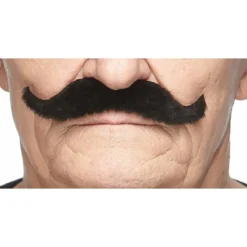 Mustasch, sheriff svart