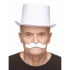 Mustasch, sheriff vit